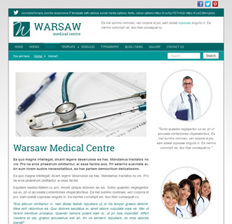 Joomla Medical GP Doctors responsive Template