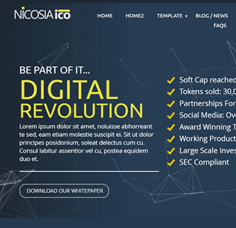 joomla ICO template theme, blockchainstyle Joomla ICO template cryptocurrency