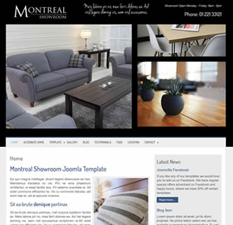 joomla full screen background template furniture store