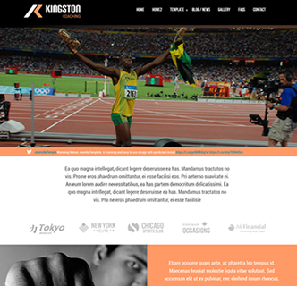 joomla athletics template, joomla track and field template