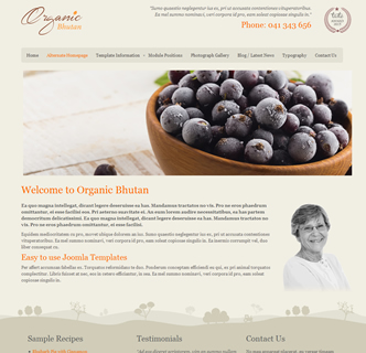 Joomla agriculture farm template, joomla organic template, the best agriculture template