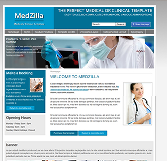 doctors joomla template medical centre template