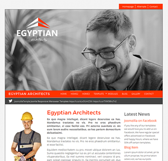 joomla architects/builders/construction website template