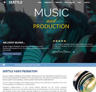Joomla YouTube Video Template Background Video Audio