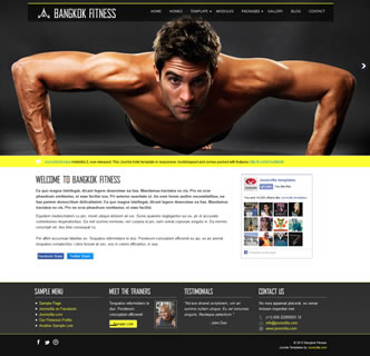 joomla fitness gym template fitness studio template gym