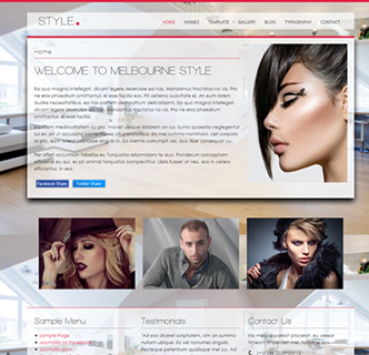 joomla interior design salon template